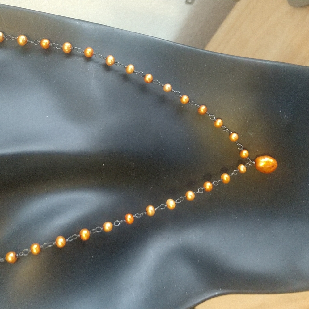 Silpada Gold Pearl Necklace